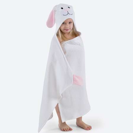Полотенце с капюшоном BabyBunny Зайчик M