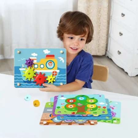 Мозаика Tooky Toy Шестерёнки