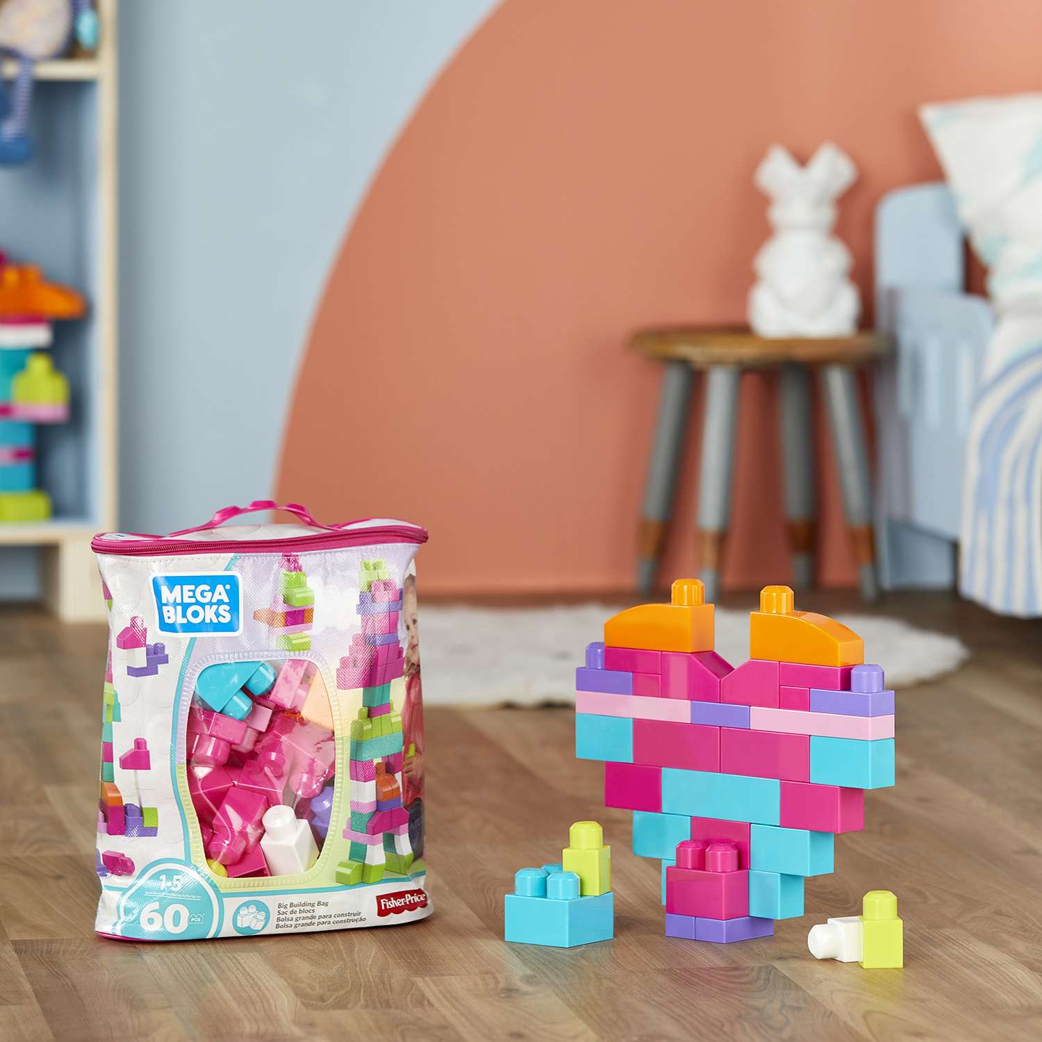 Конструктор Mega Bloks First Builders 60 дет. в ассортименте - фото 10