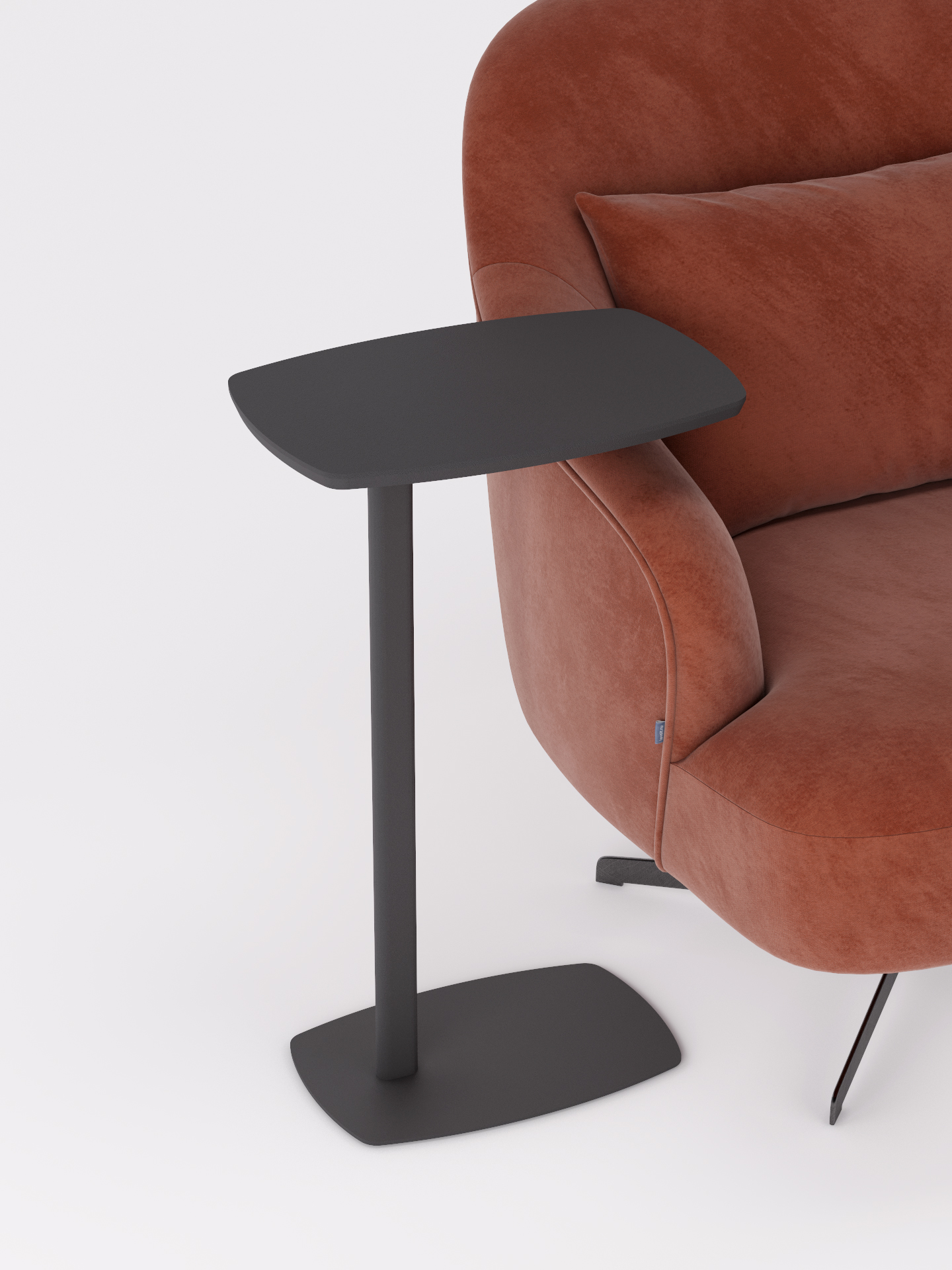 Дей колор Корунд черный КАЛИФОРНИЯ МЕБЕЛЬ Придиванный стол - фото 5