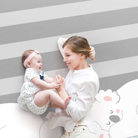 Коврик двухсторонний PARKLON Prime Living Коалы и Слоники за хвостики DS-821-ID-KFET