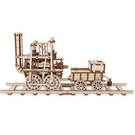 Конструктор Eco Wood Art Локомотив Поезд деревянный