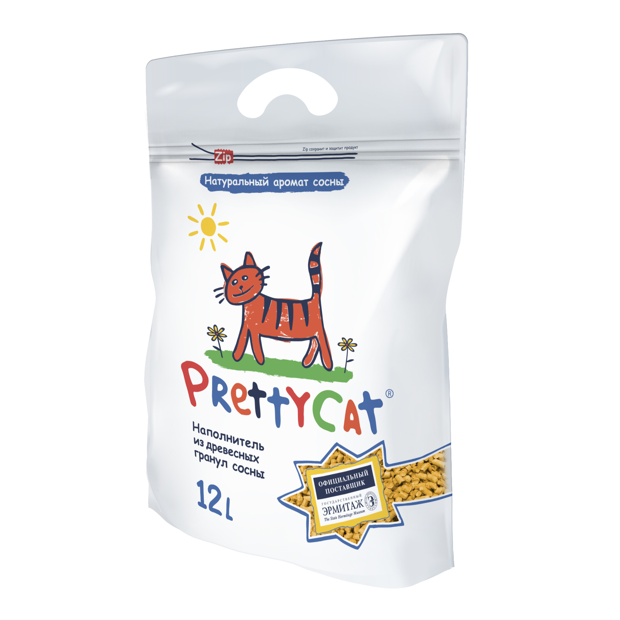 Наполнитель для кошек PrettyCat Wood Granules древесный 12л  - фото 2