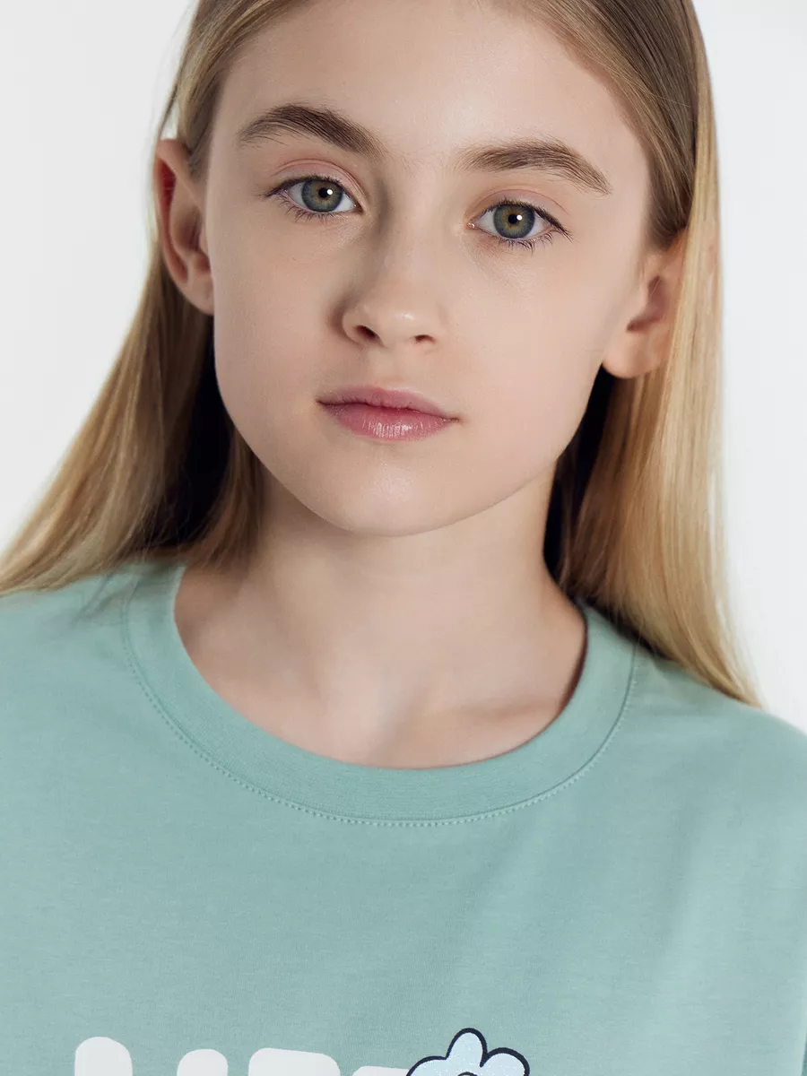 Футболка 2 шт Mark Formelle (Марк Формэль) 117835-2/шалфей +ромашки на св.розовом - фото 10