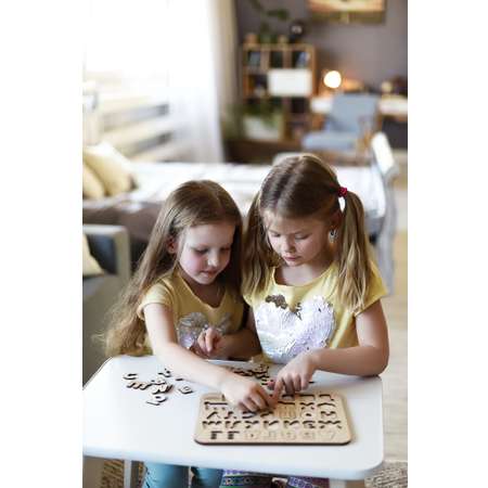 Игрушка WOODLANDTOYS сортер Изучаем буквы