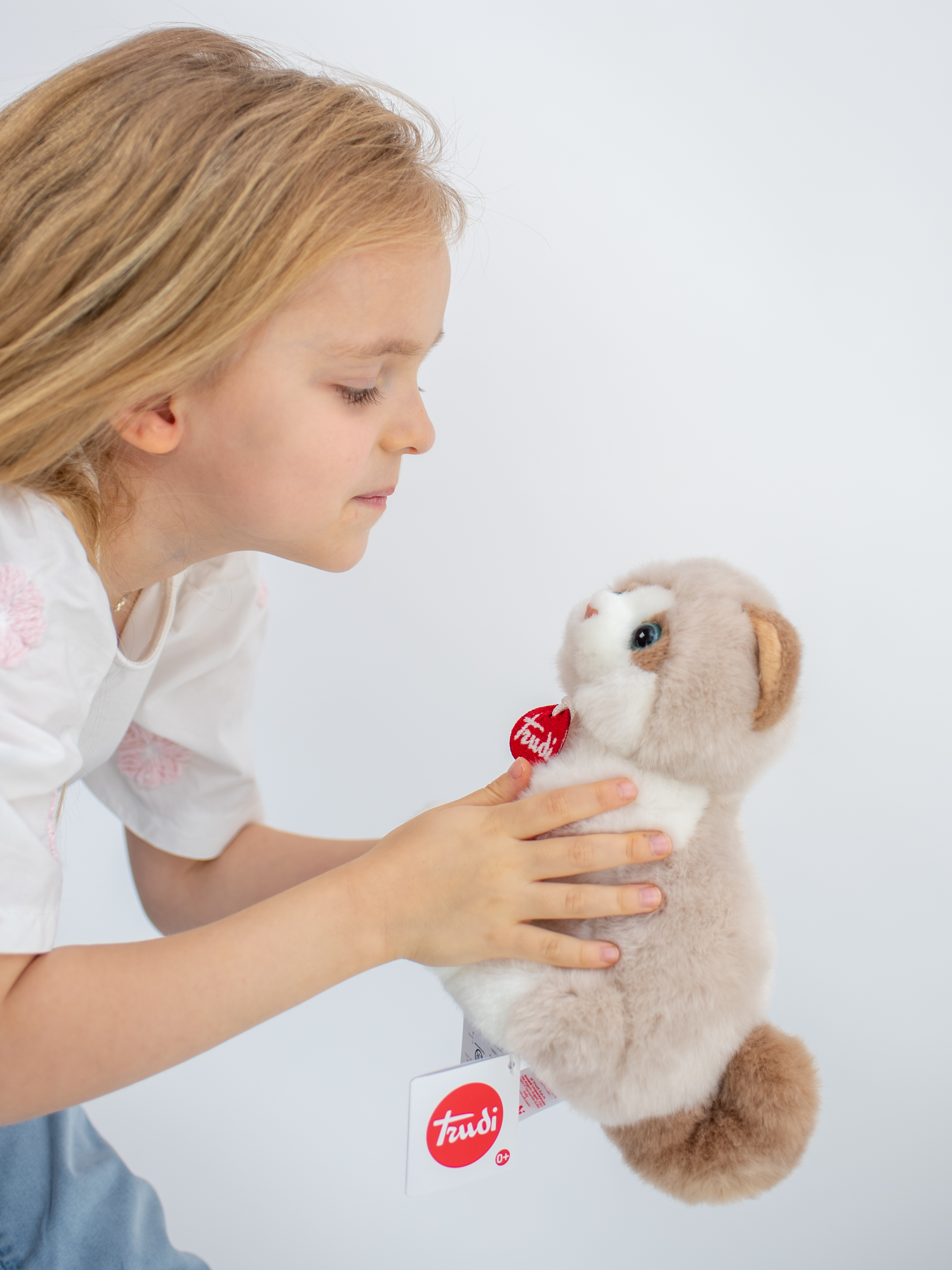 Мягкая игрушка Trudi Котёнок Брэд бежевый - фото 3