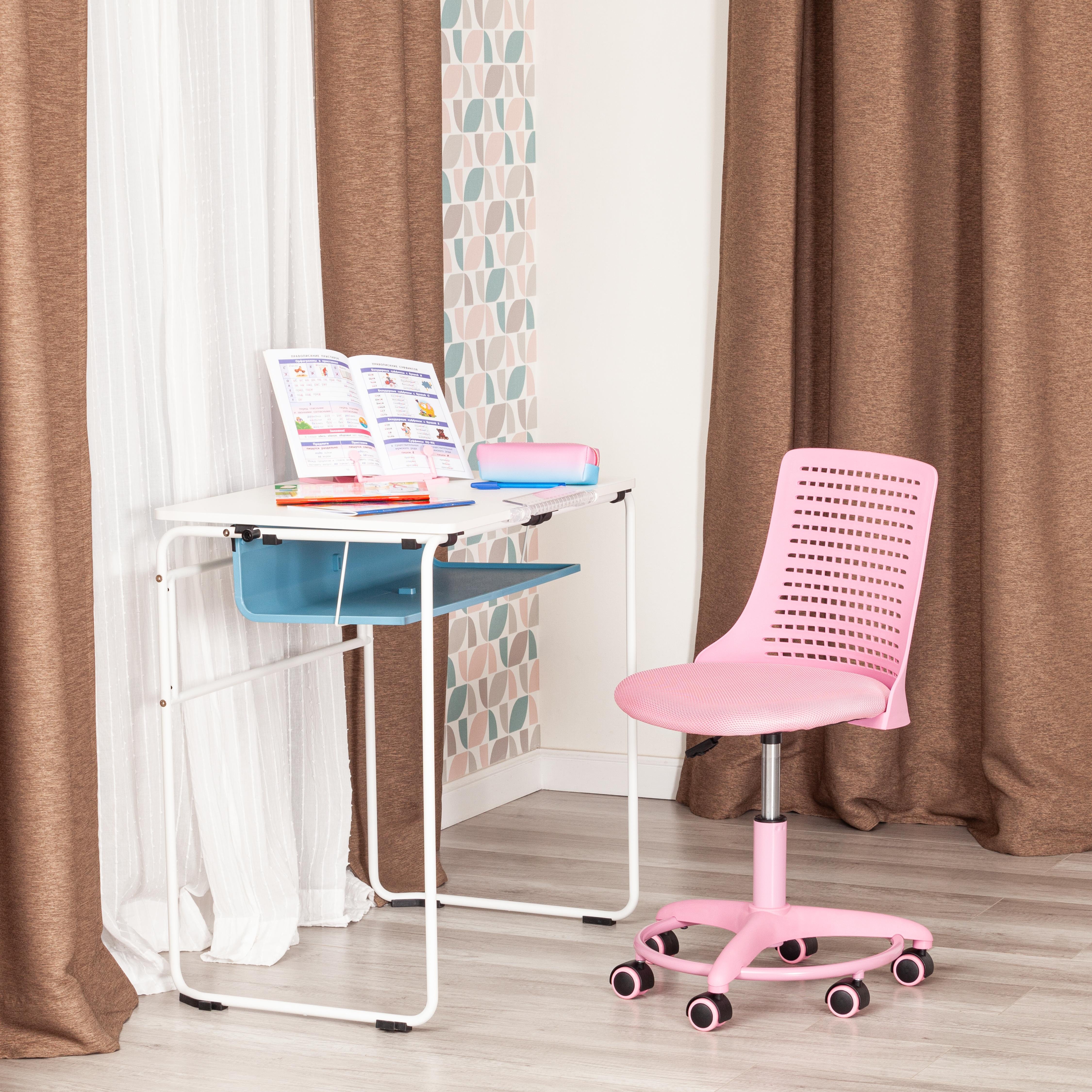 Компьютерное кресло TETCHAIR ткань розовый - фото 17