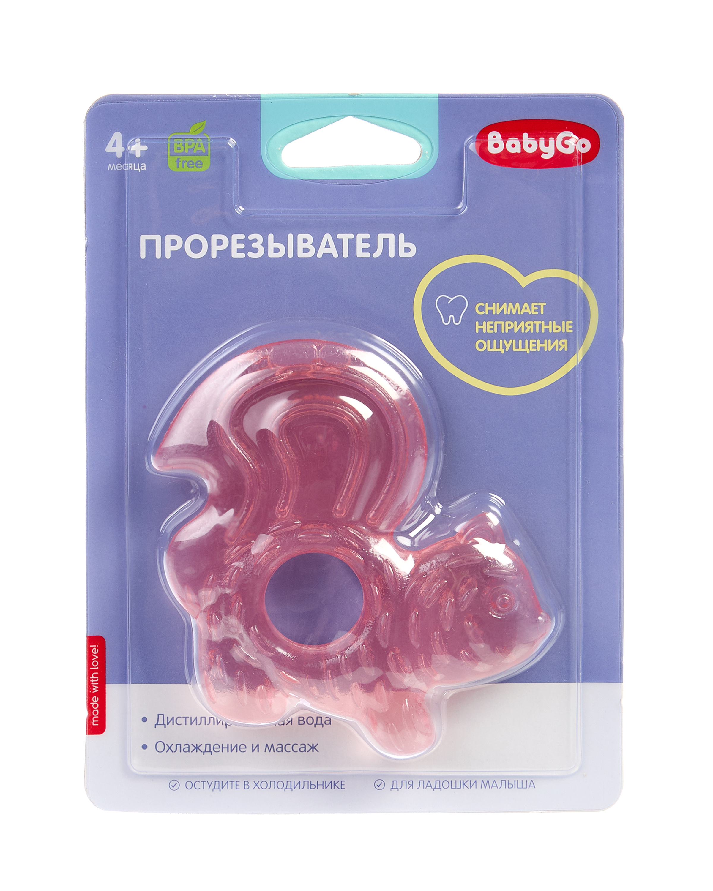Прорезыватель BabyGo Белка - фото 4