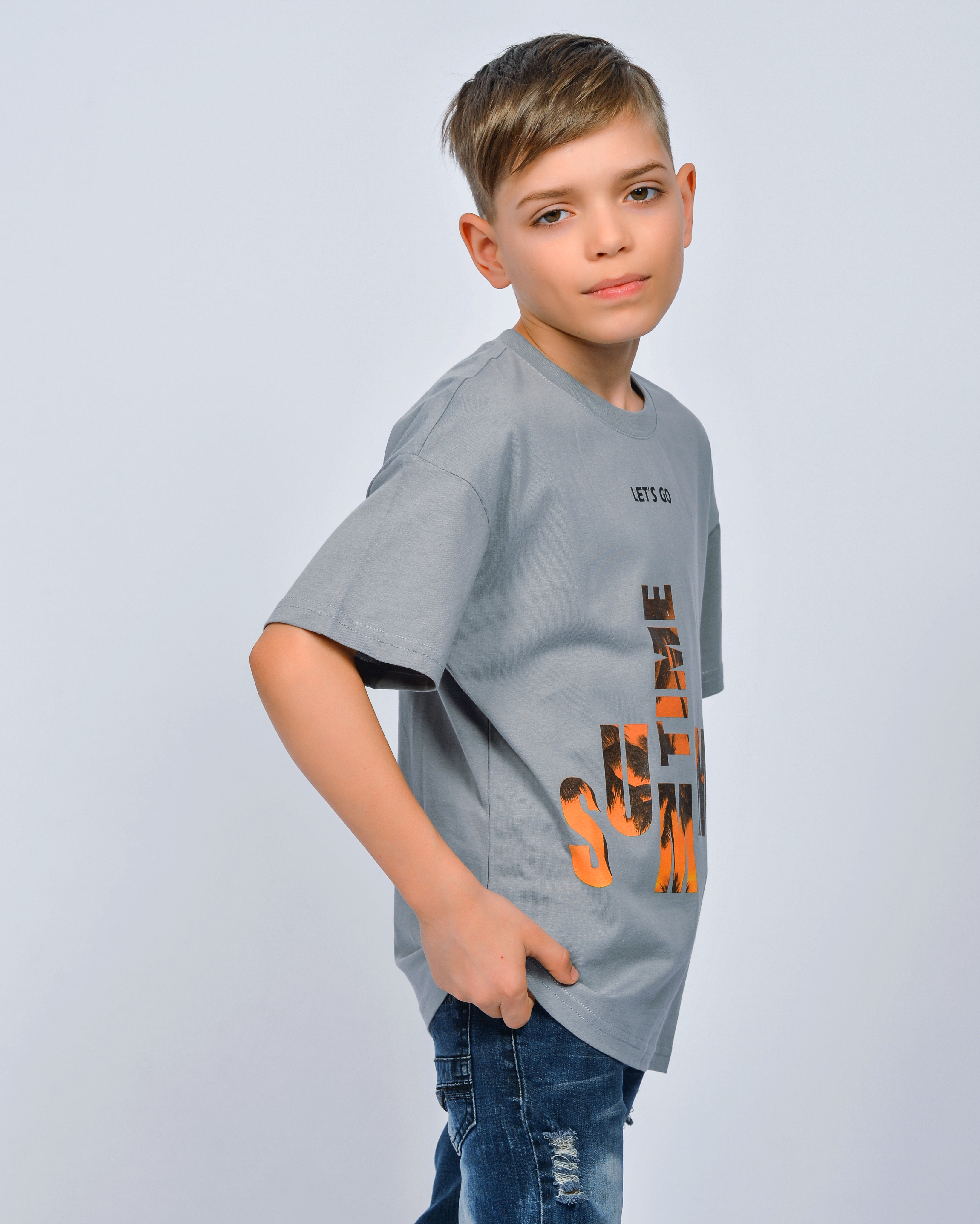 Футболка Lets Go 52357_серый - фото 6