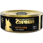 Корм для кошек влажный Четвероногий Гурман Golden line Кролик 100г