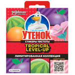 Чистящее средство Туалетный Утенок Стикер Чистоты Фруктовый 5+1 для туалета