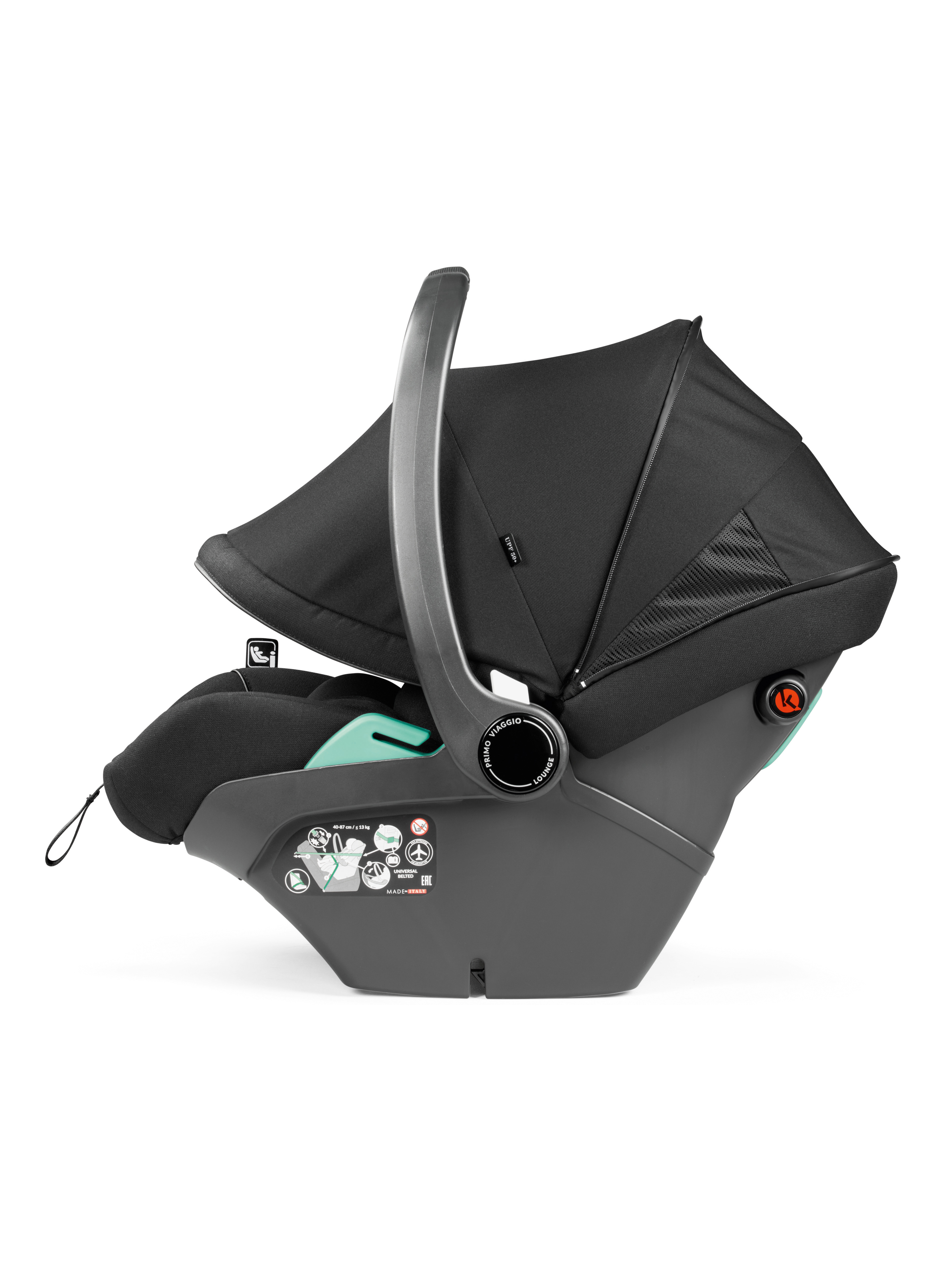 Автокресло Peg-Perego Lounge 0 (0 -13 кг) черный - фото 10