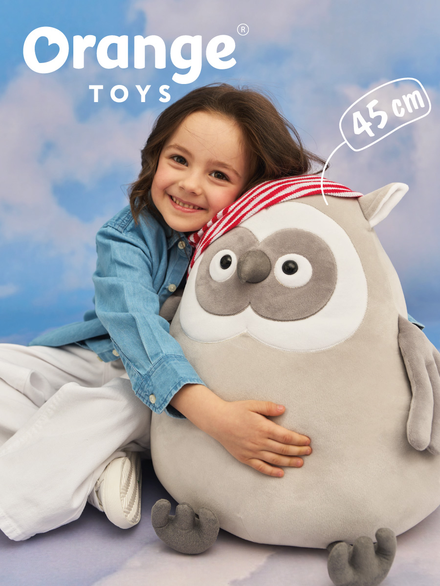 Мягкая игрушка Orange Toys Сова 33х33х45см - фото 1