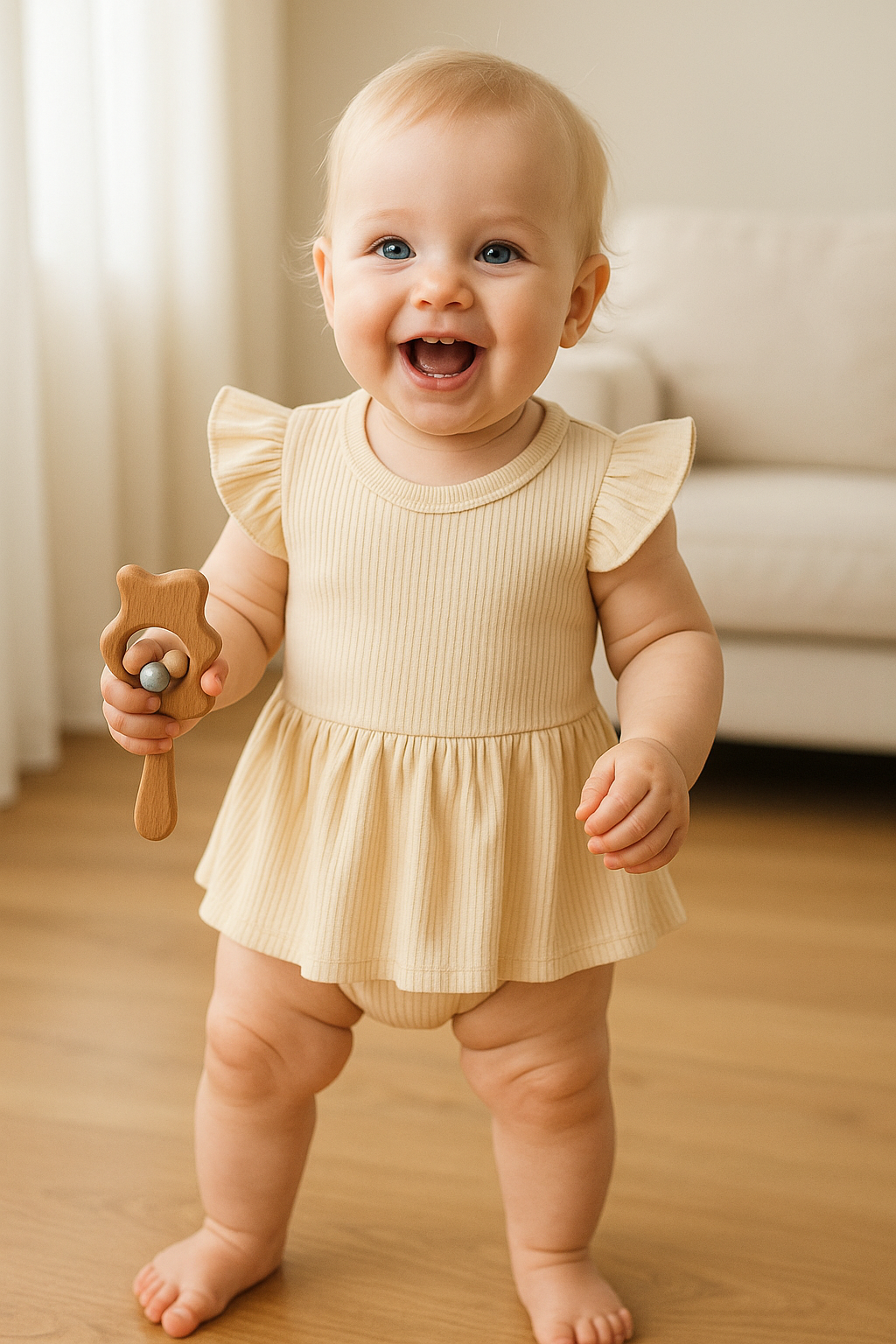 Боди-платье Amelli 290.050.0.0.171беж - фото 2