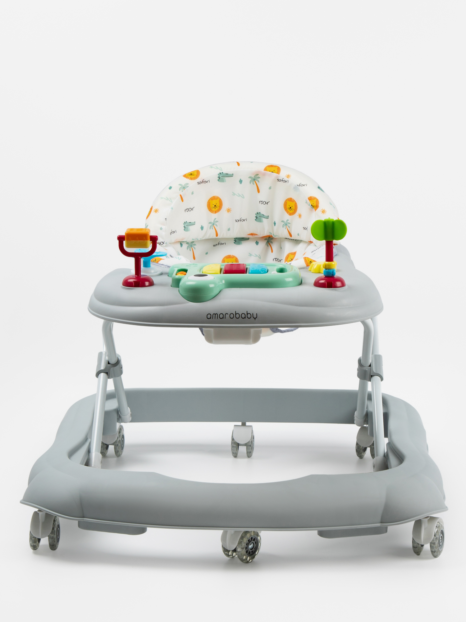 Ходунки Amarobaby Серый серый в ассортименте - фото 16