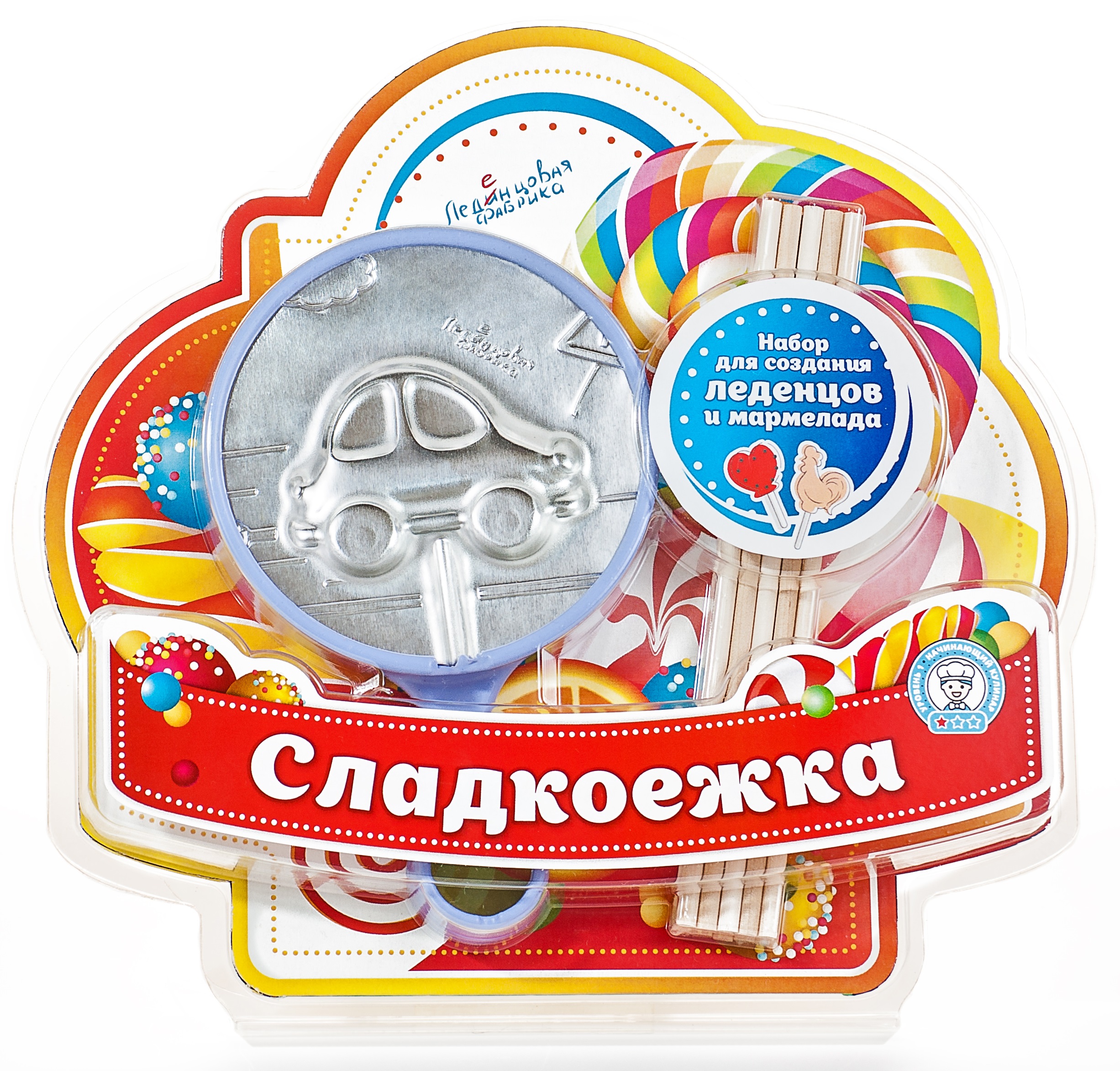 Набор для леденцов и мармелада Леденцовая фабрика Машинка - фото 1