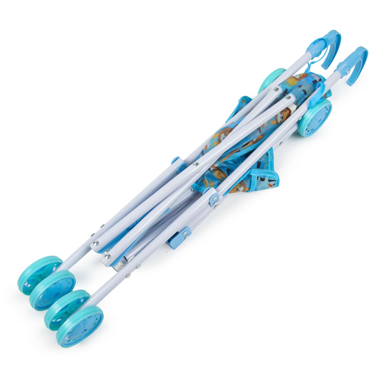 Коляска-трость для кукол Demi Star OTG0870241blue - фото 8