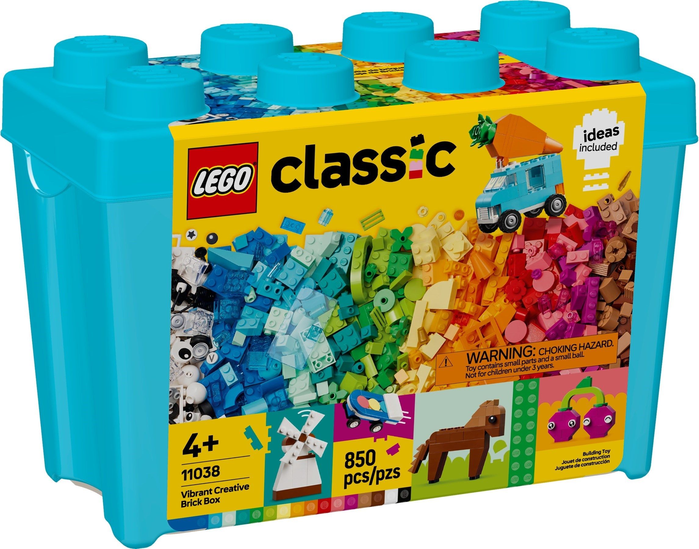Конструктор LEGO Classic Яркая креативная коробка 850 дет. - фото 1