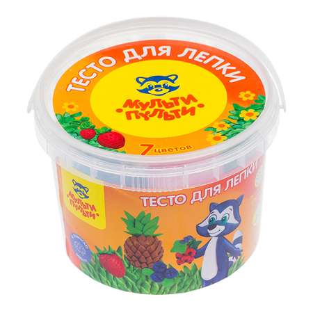 Тесто-пластилин Мульти Пульти 7 цв.