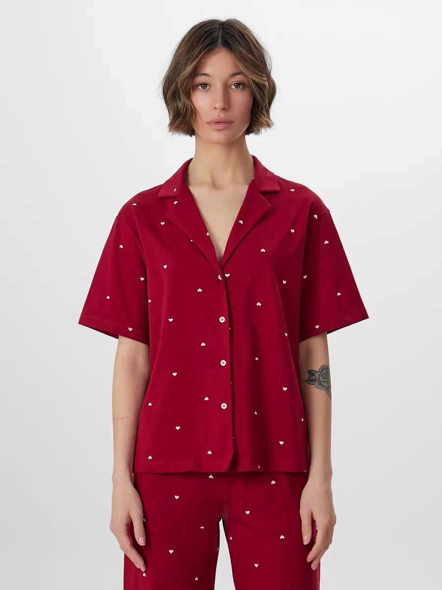 Пижама Mark Formelle (Марк Формэль) 592554/сердечки на т.красном - фото 6