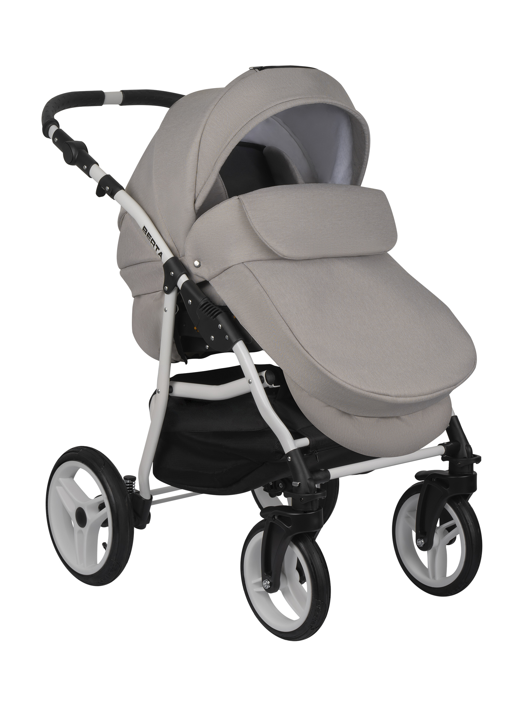 Коляска 2в1 alis BERTA 10 бежевый - фото 4