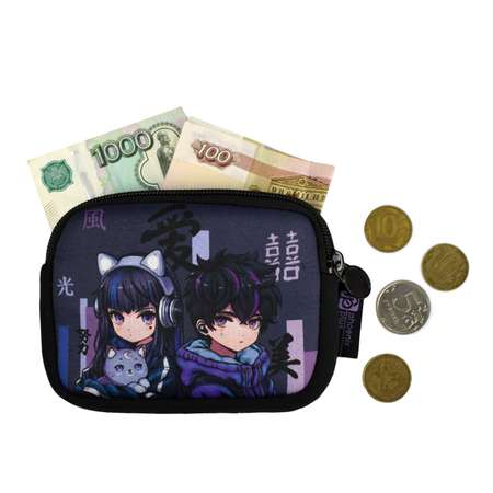Кошелек Феникс + Кибер аниме клатч