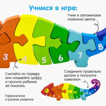 Пазл Alatoys деревянный в ассортименте