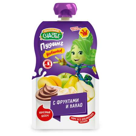 Десерт Фиксики Пудинг Фрукты-шоколад с 9 мес 90 г