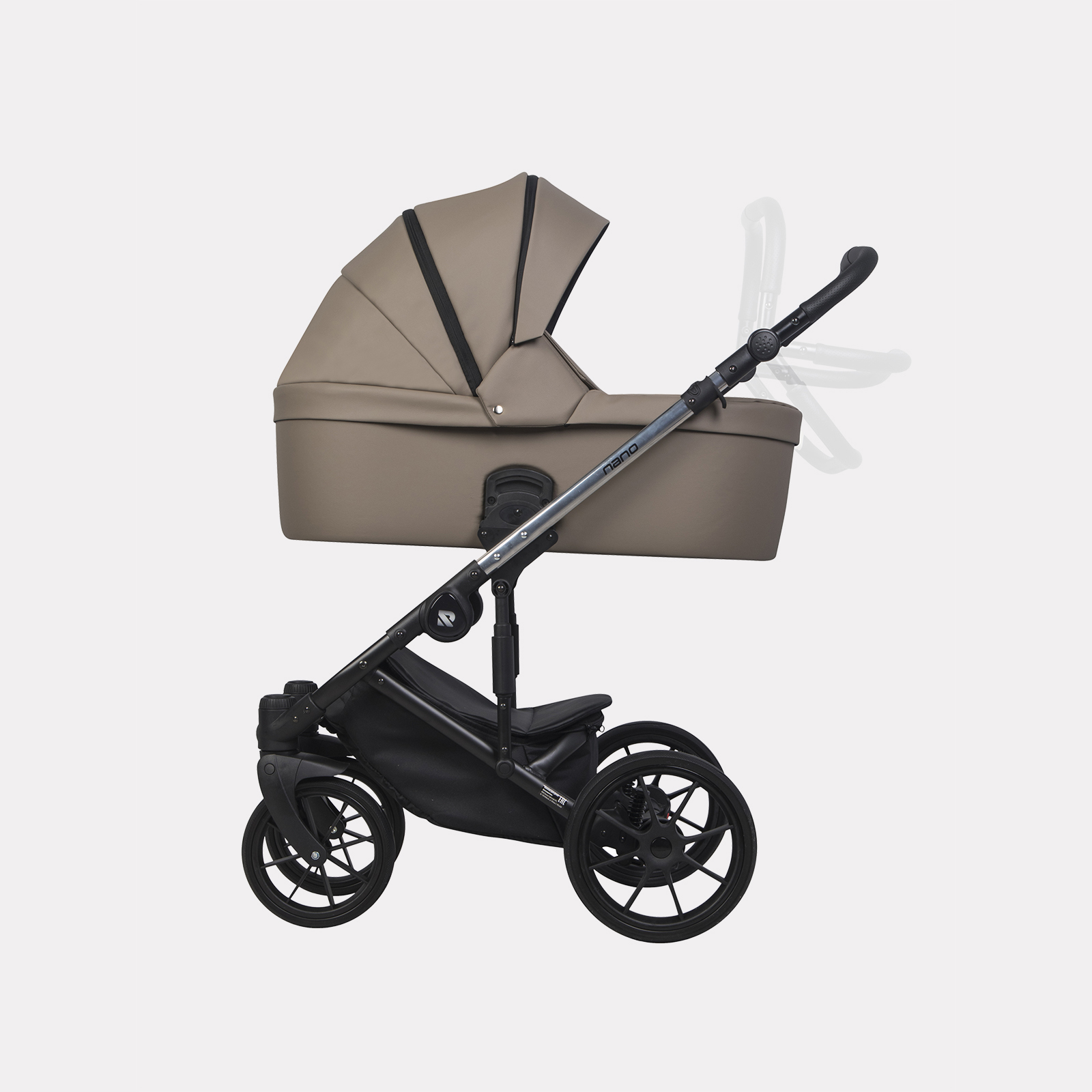 Коляска 2в1 Riko Nano Thermo Ecco коричневый - фото 14