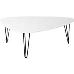 Стол журнальный КАЛИФОРНИЯ МЕБЕЛЬ Престон белый бетон