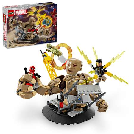 Конструктор LEGO Marvel Super Heroes Человек-паук Песочный человек блочный