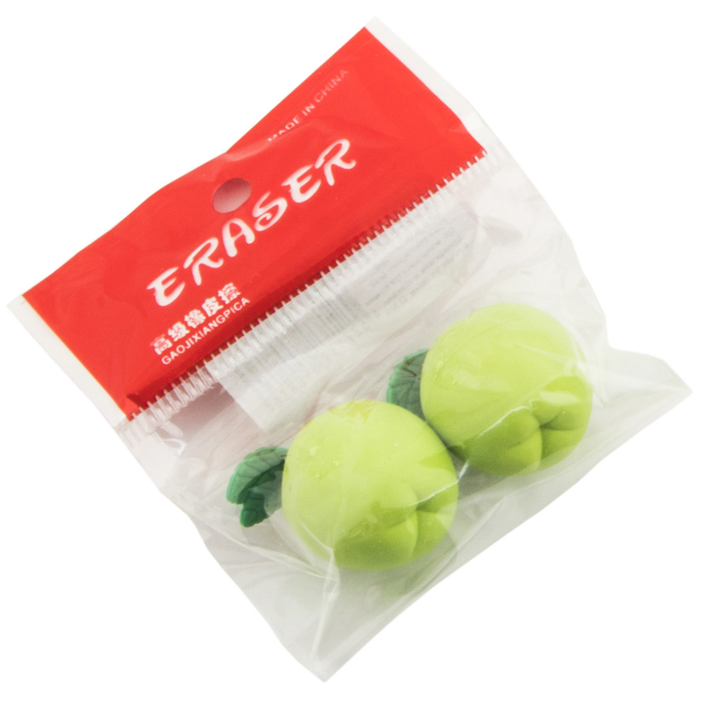 Ластик ЭВРИКА Яблоки 2 шт. - фото 3