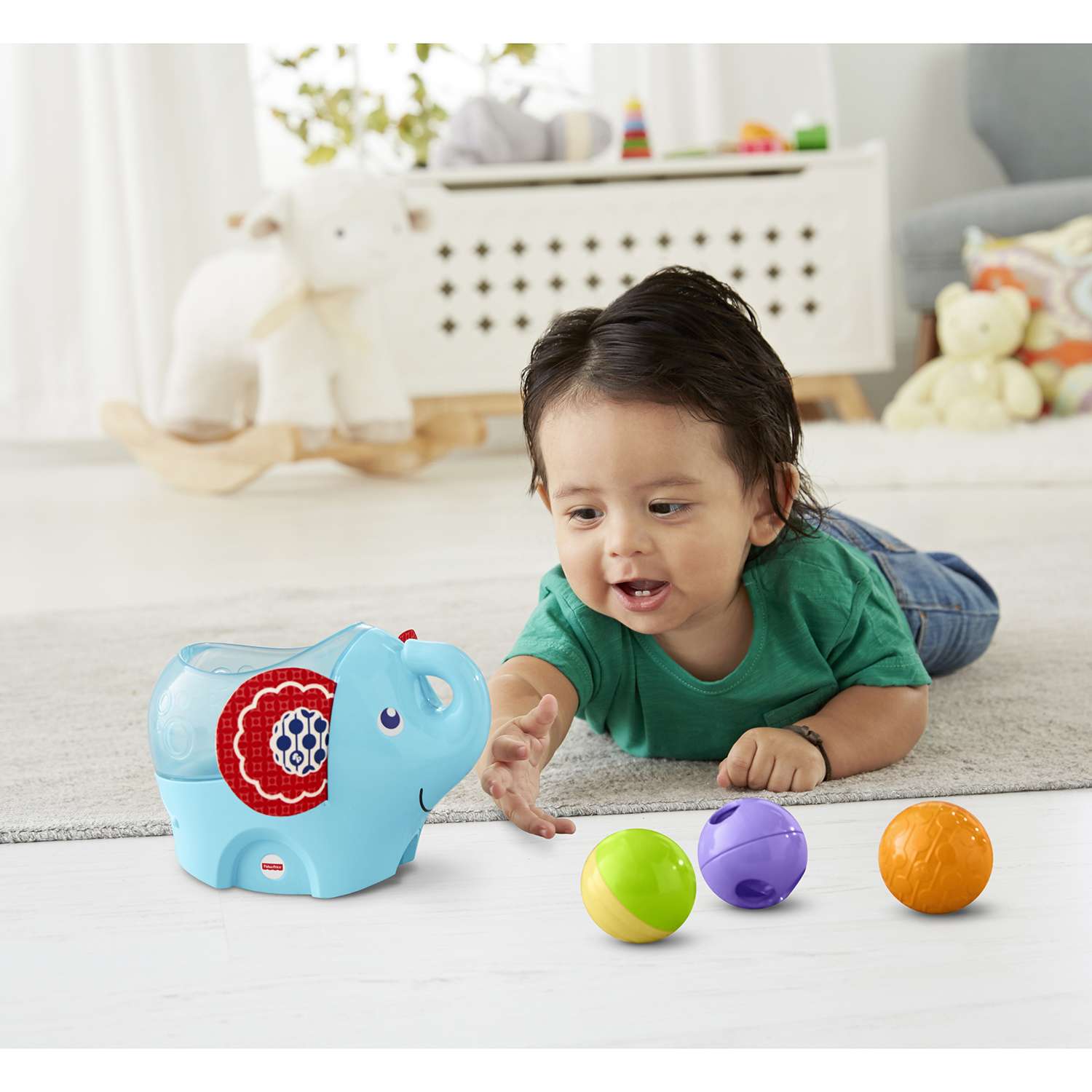 Игрушка Fisher Price неваляшка - фото 7