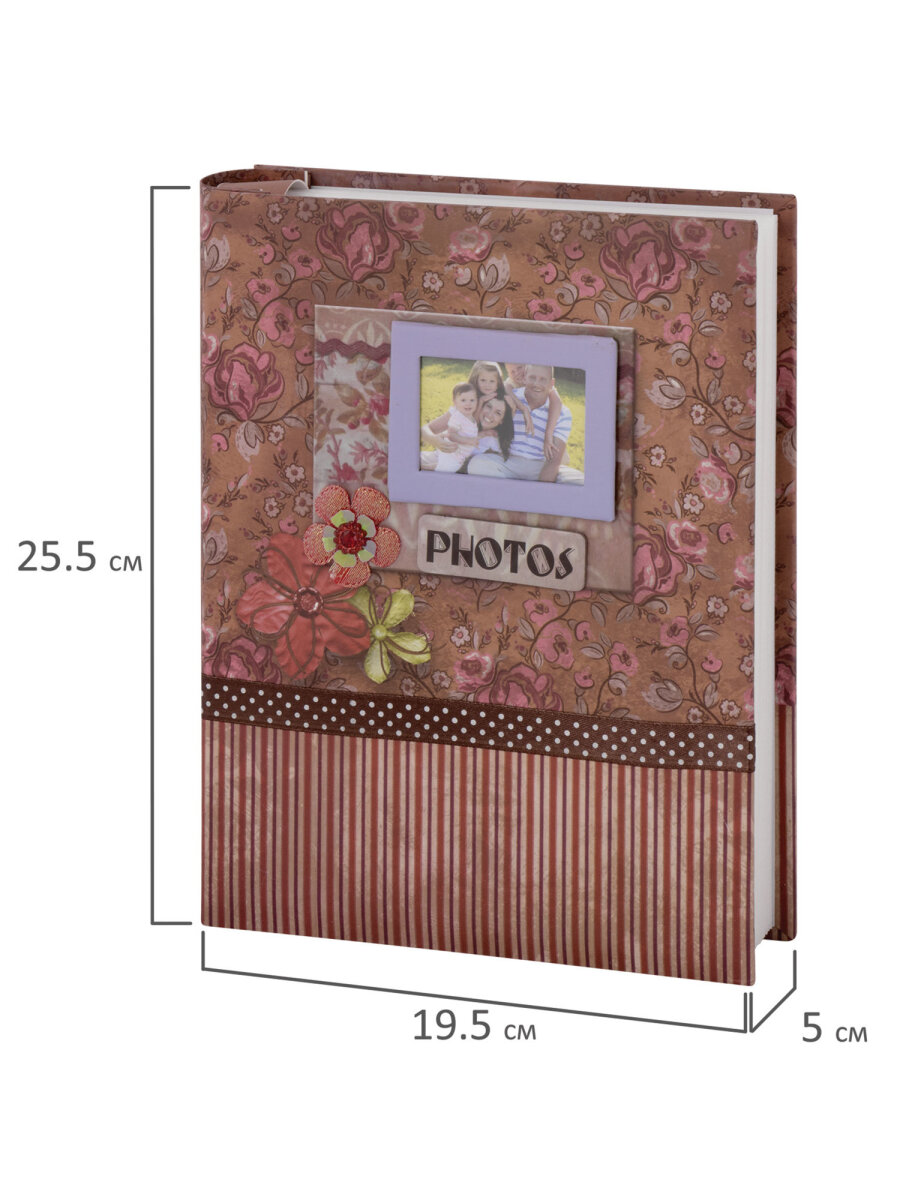 Фотоальбом семейный Brauberg на 200 фото твердая обложка - фото 20