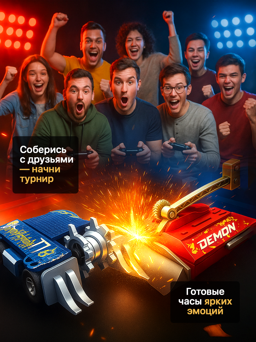 Робот РУ ULTRA BOTS набор из 2шт Штурмовик и Демон - фото 7