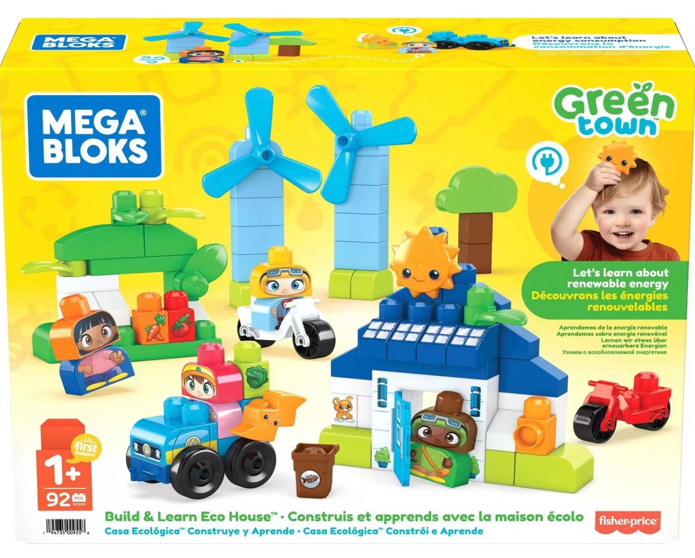 Конструктор Mega Bloks Green Town Build and Learn 84 дет. - фото 2
