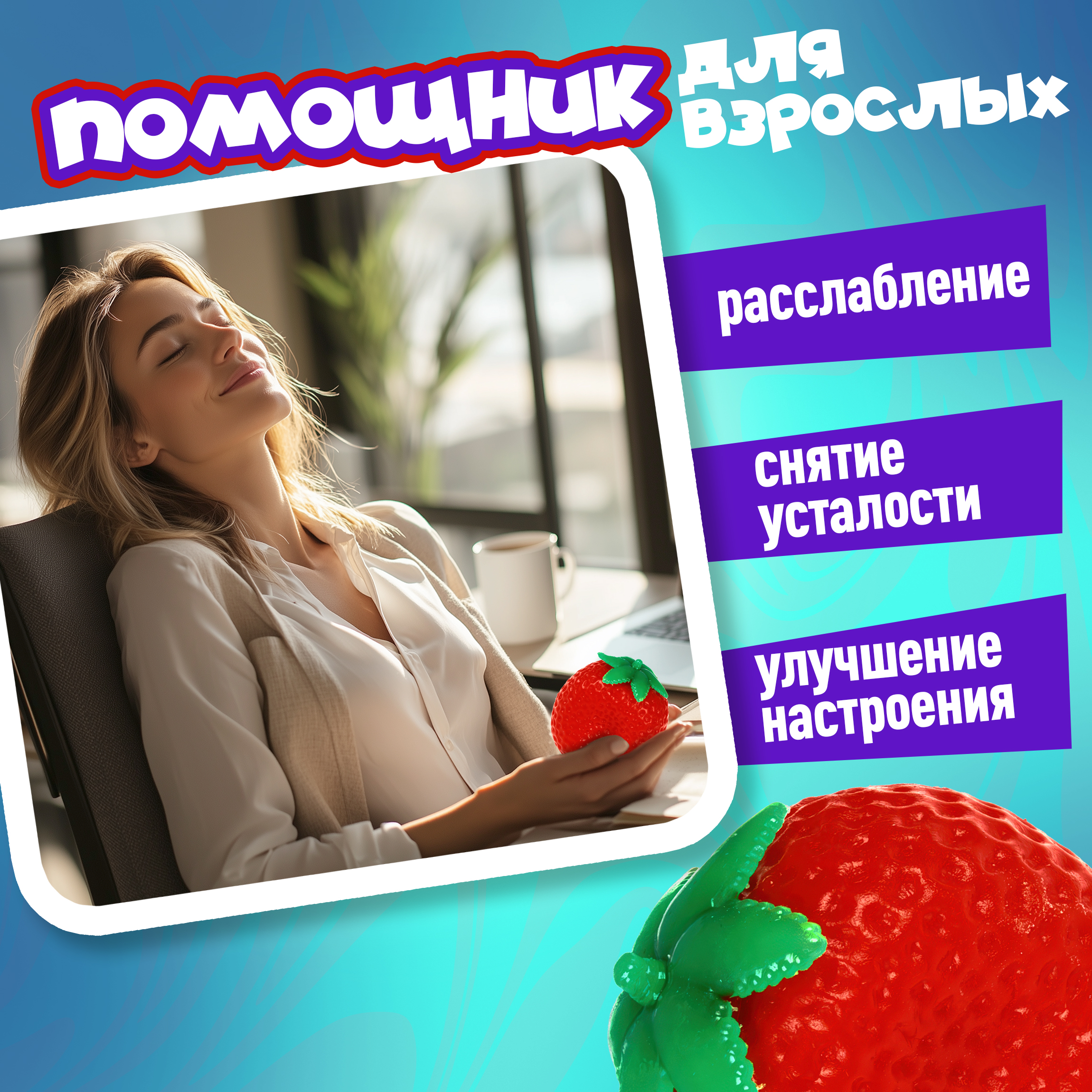 Игрушка-антистресс Крутой Замес сквиш - фото 6