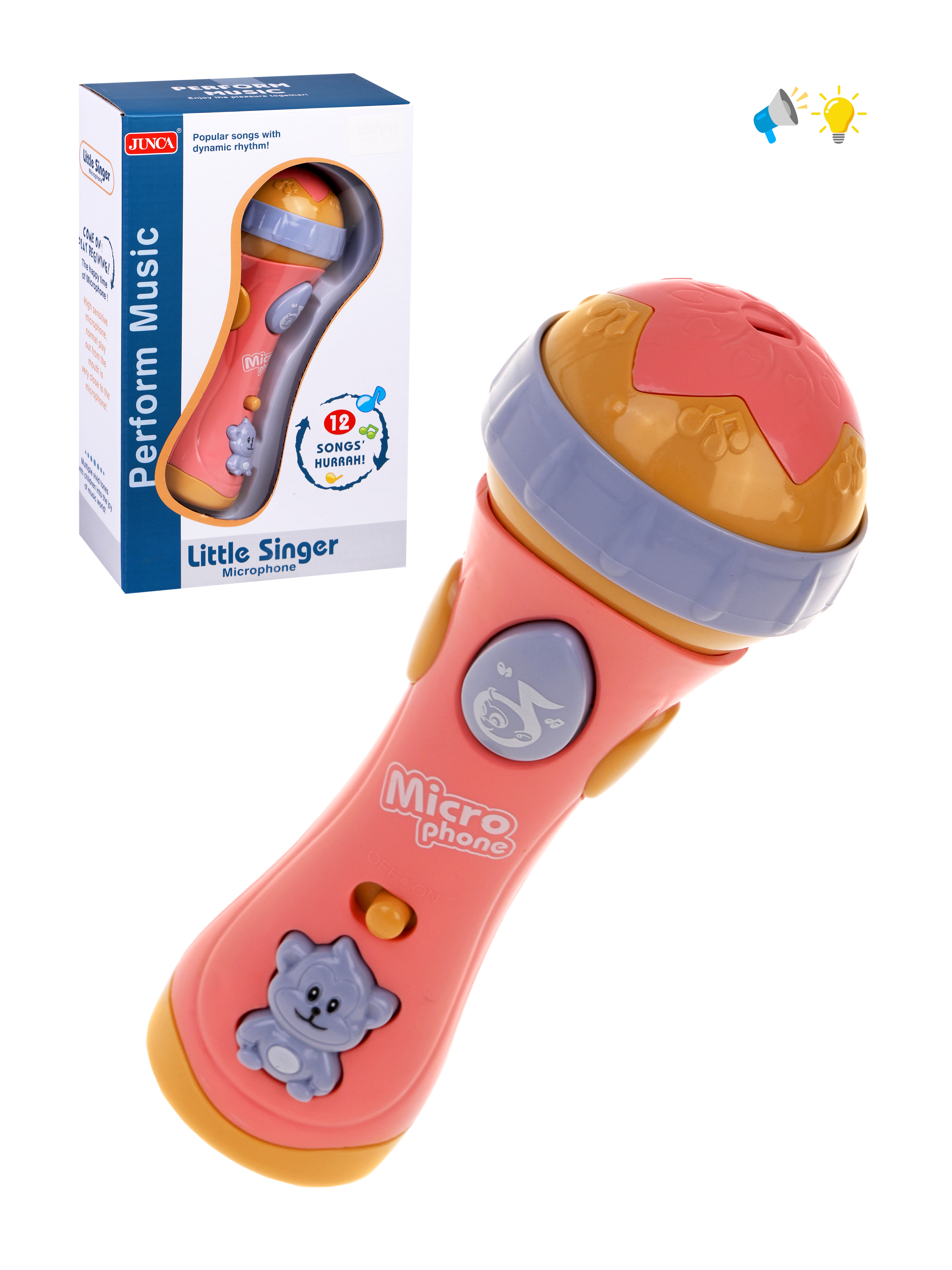 Игрушка музыкальная Наша Игрушка микрофон - фото 1