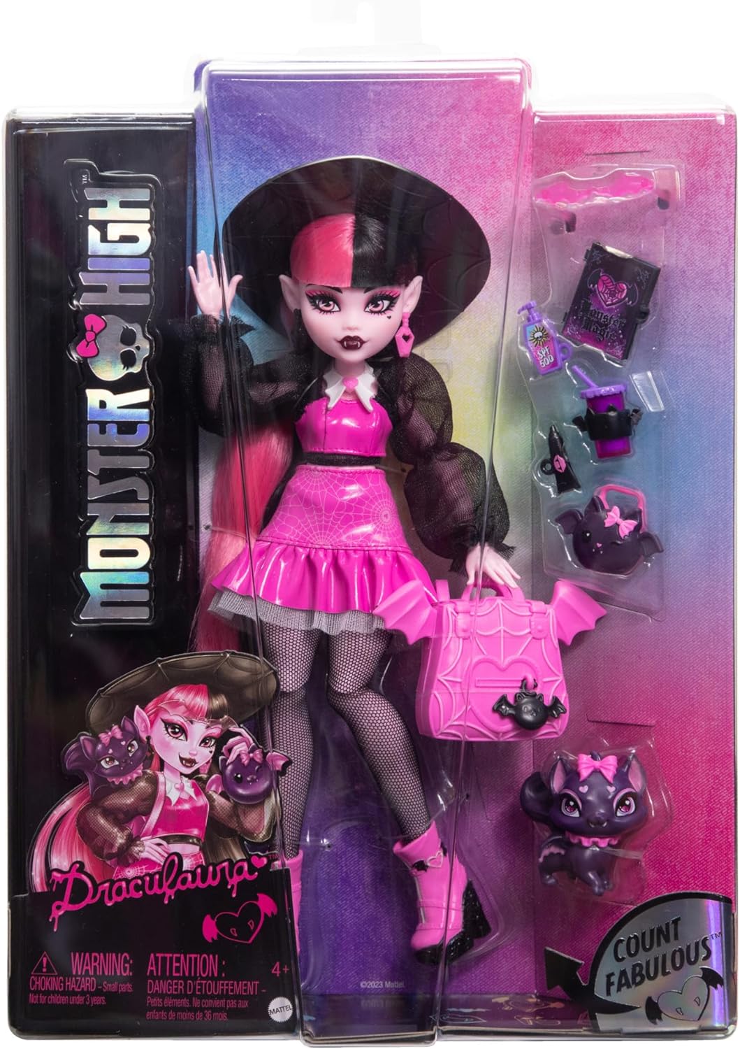 Кукла модельная Monster High Дракулаура HRP64 - фото 6