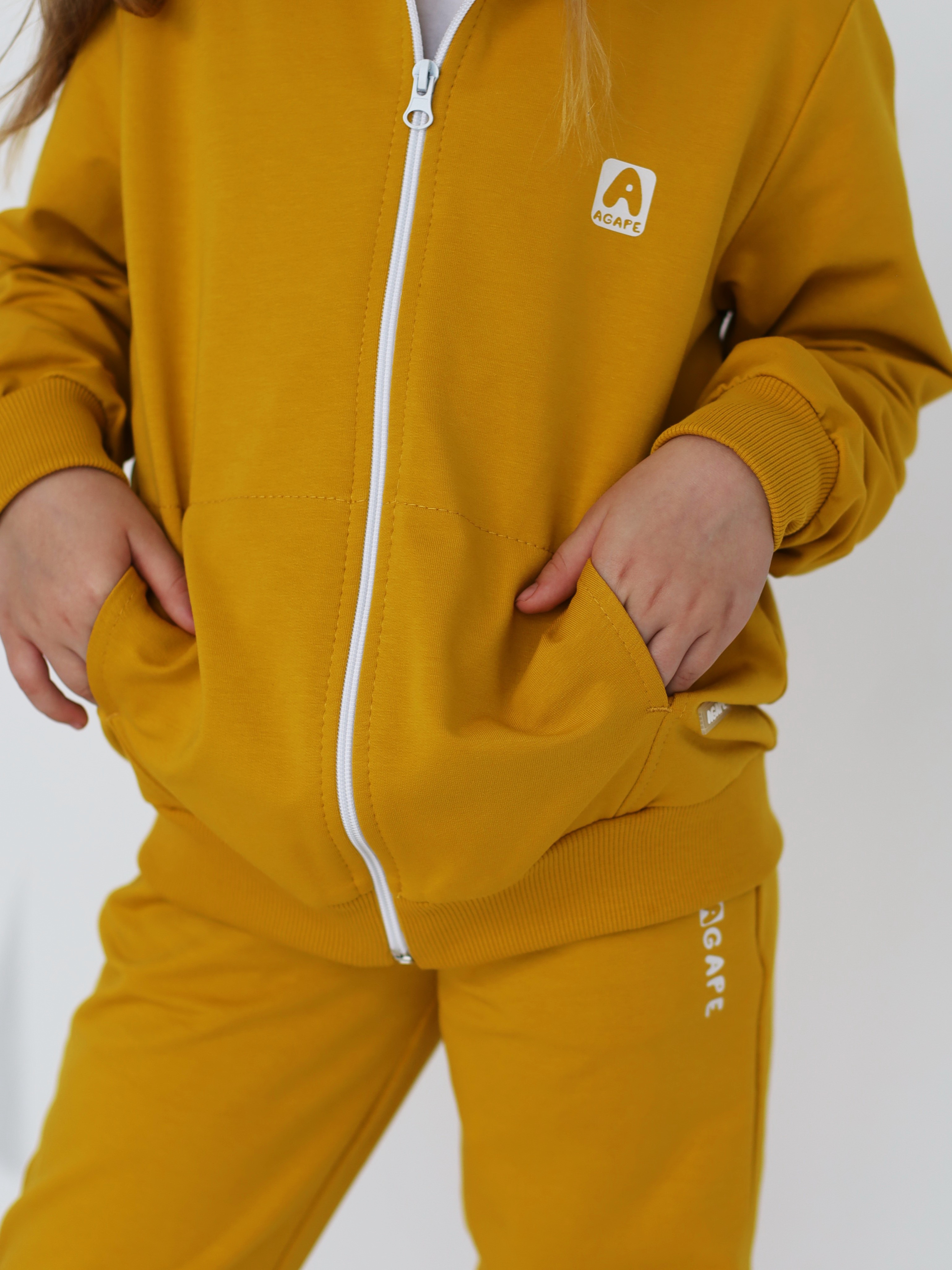 Костюм Агапэ 8015_горчичный - фото 9