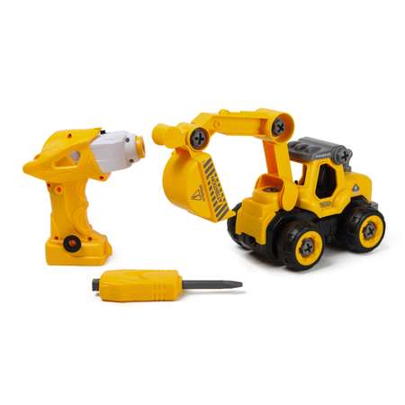 Конструктор Mobicaro Экскаватор сборная игровая модель