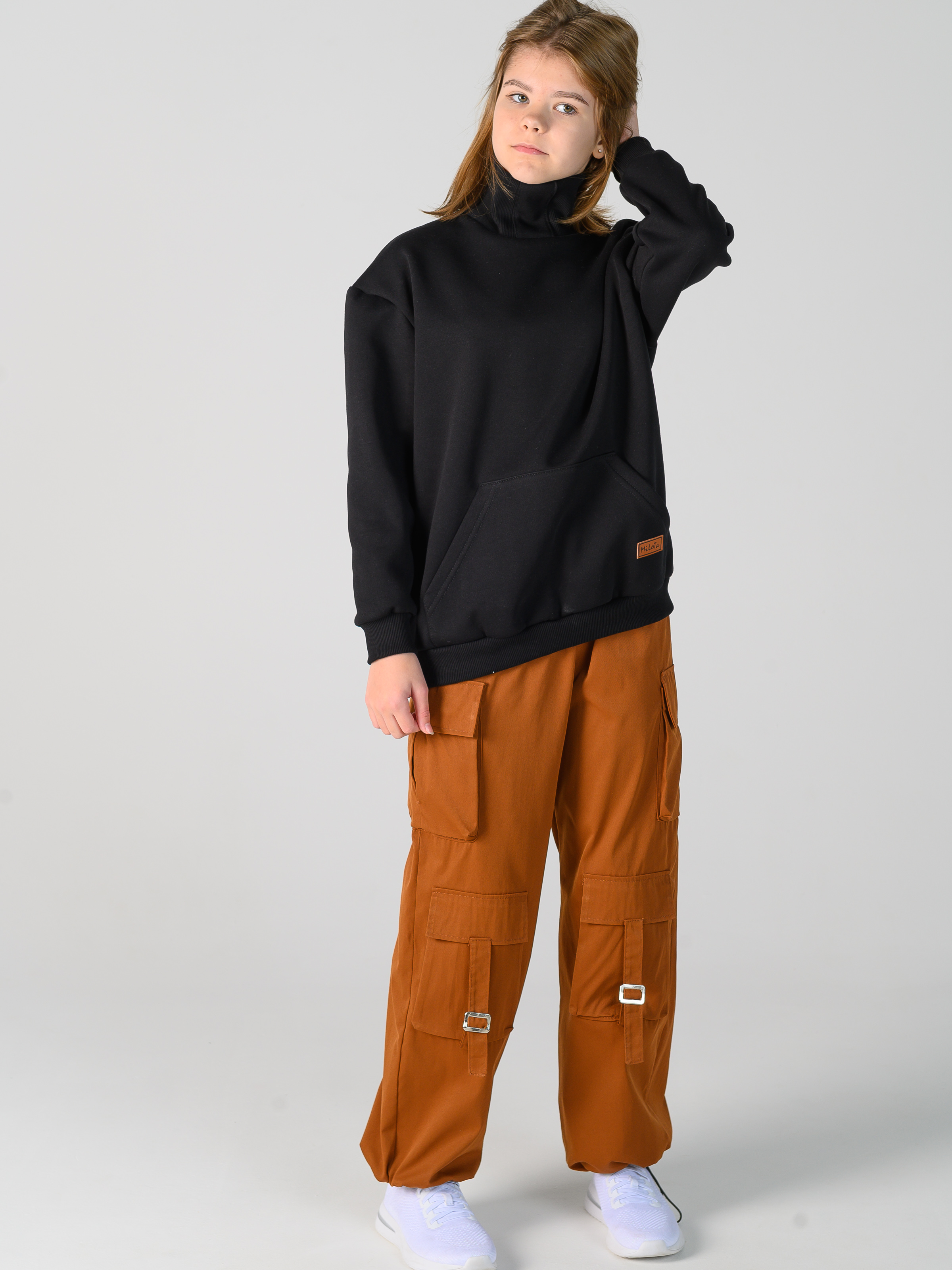 Толстовка MiloTa ТФН04/черный - фото 7