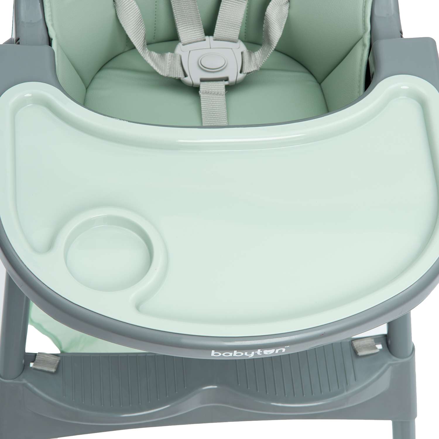 Стульчик для кормления Babyton Bueno Green-Grey классический - фото 7