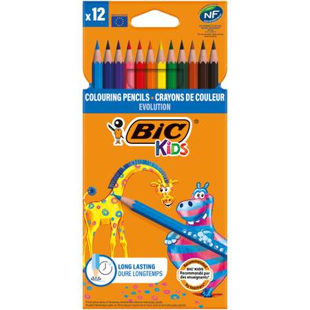 Карандаши цветные BIC Kids 12 шт.