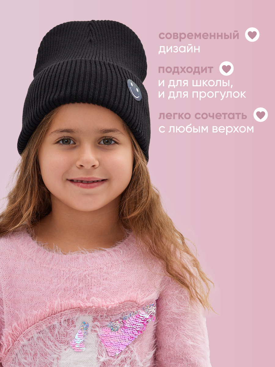 Шапка и снуд Wloo шапка-смайл - фото 6