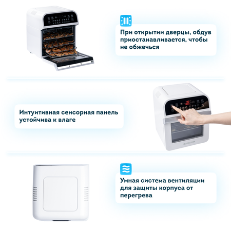Аэрофритюрница мини-печь RAWMID Modern RMA-12
