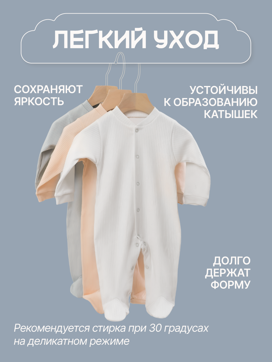 Комбинезон 3 шт MomKid N-MinkyV-1 - фото 8