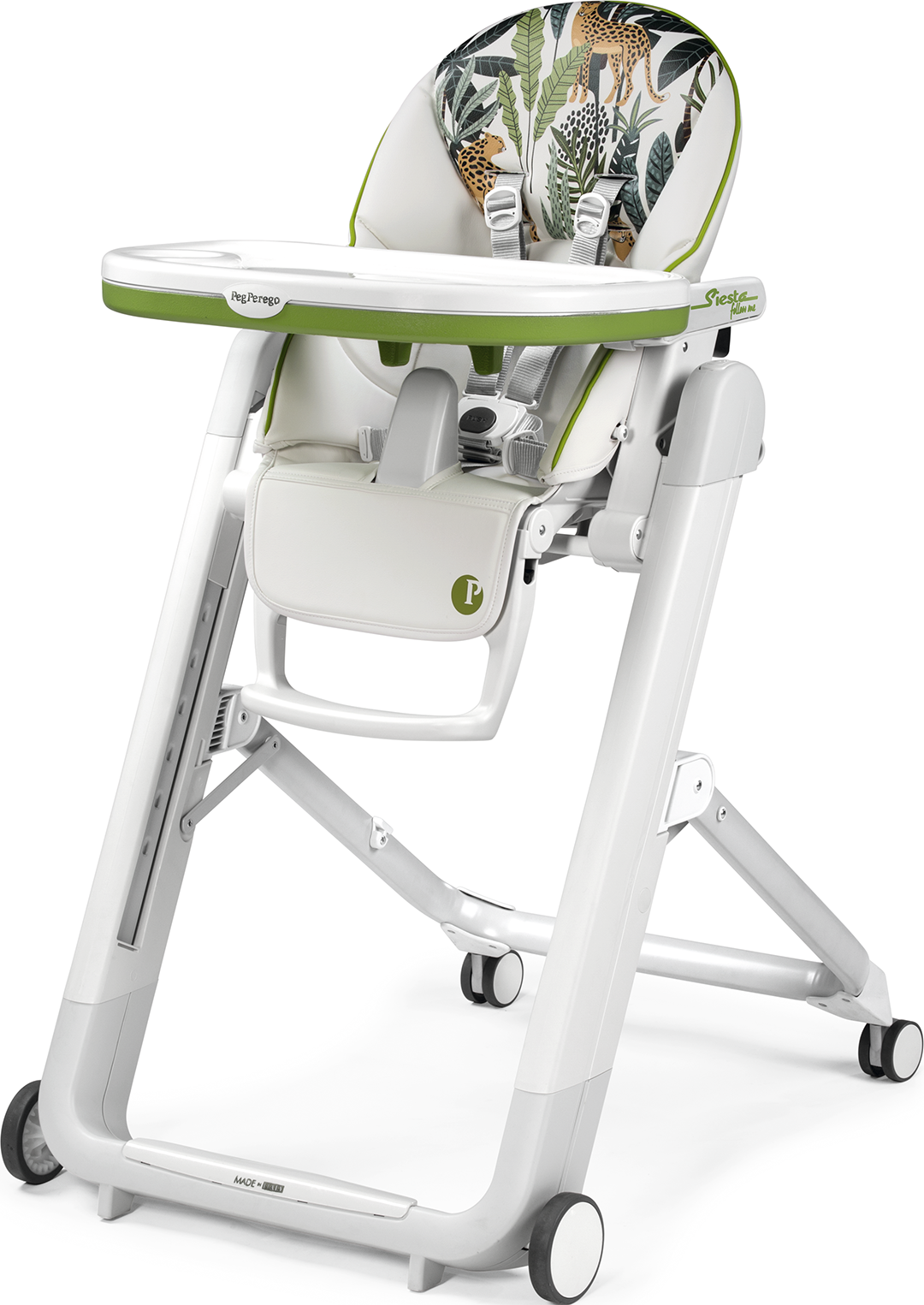Стульчик для кормления Peg-Perego зеленый - фото 1