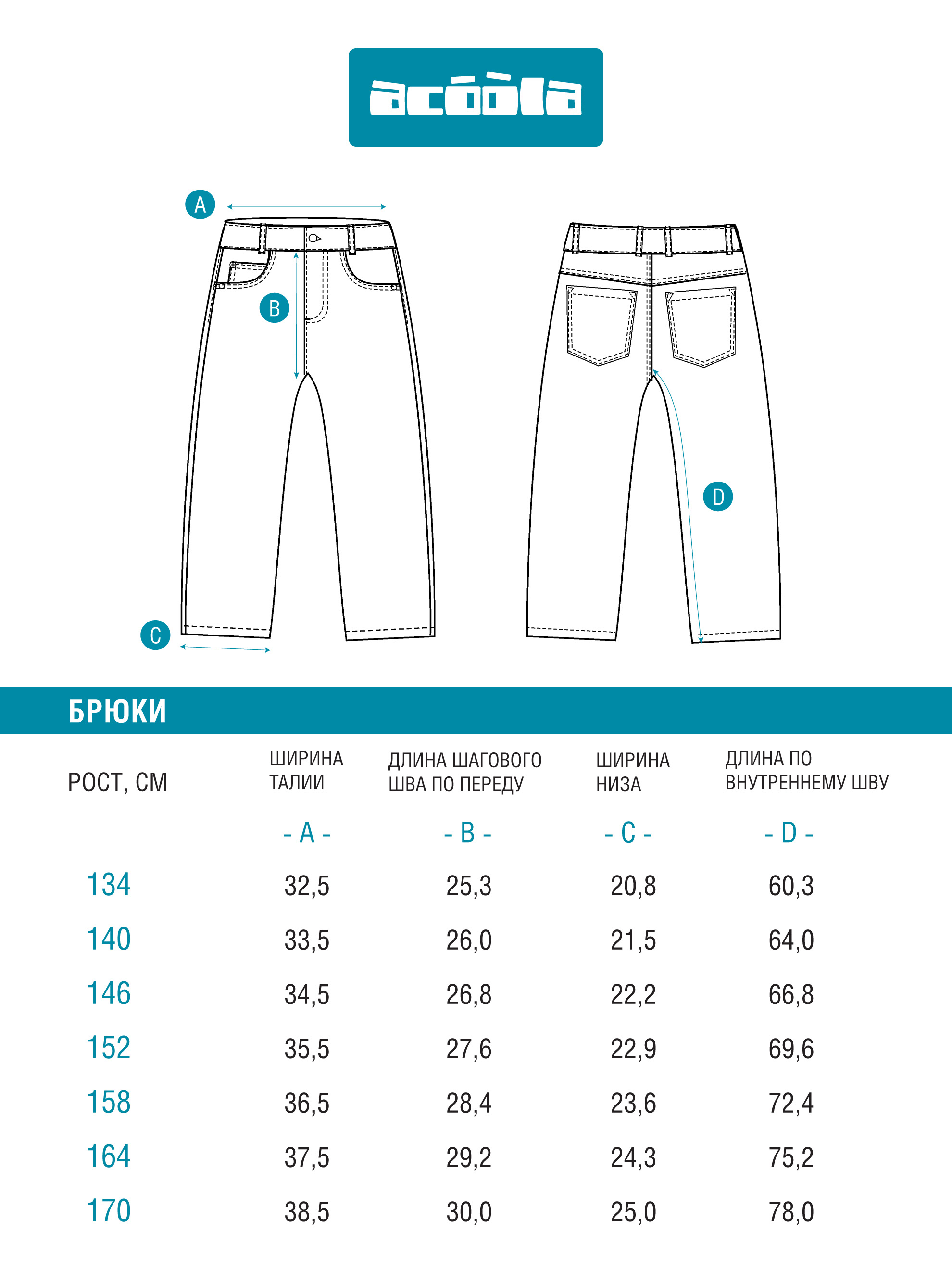 Брюки Acoola 20110160434_0092894 - фото 8