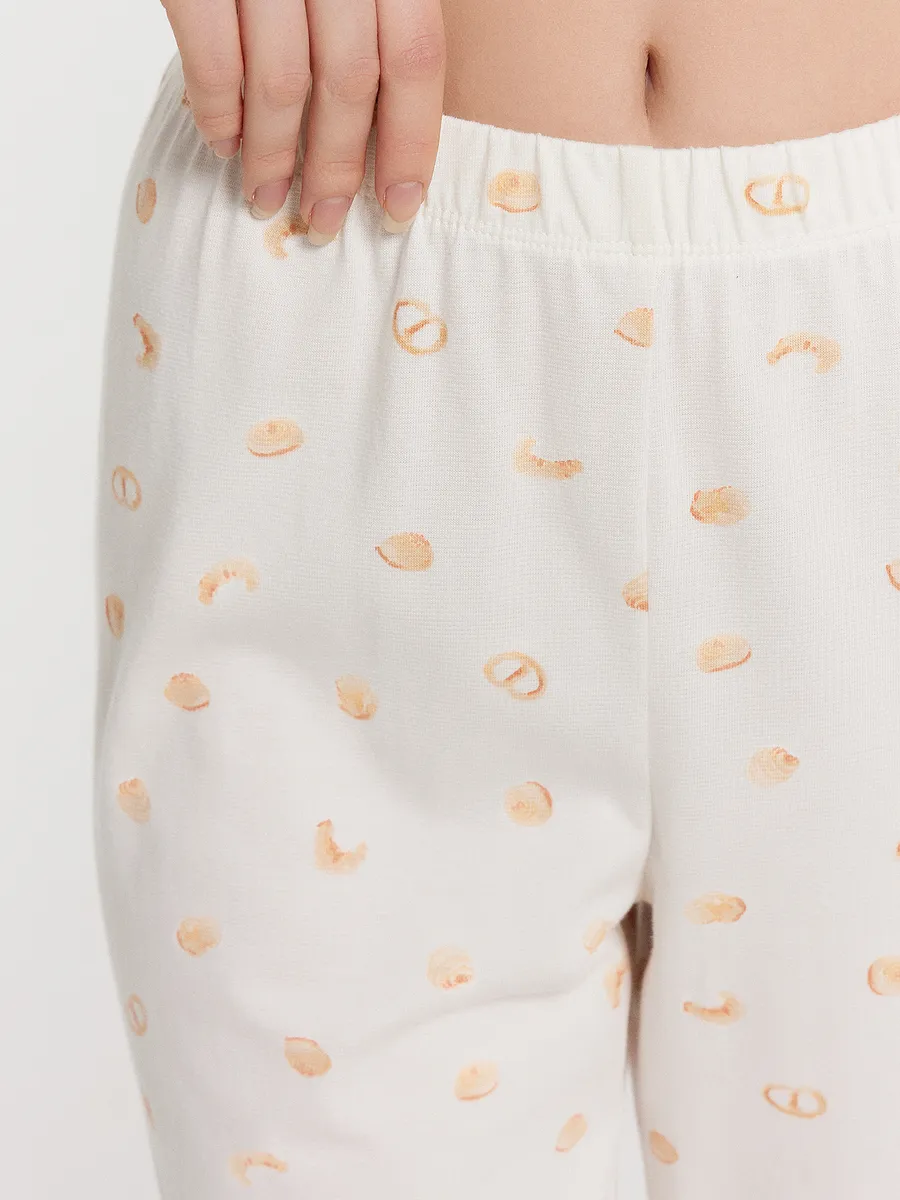 Пижама Mark Formelle (Марк Формэль) 592370/лунный свет +круассаны на молочном - фото 9